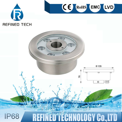 Cambiamento impermeabile leggero di colore IP68 della fontana di acciaio inossidabile DC24V LED