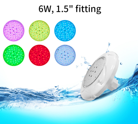 Luce durevole della piscina di 6W RGB LED, lampada multicolore dello stagno di Inground LED