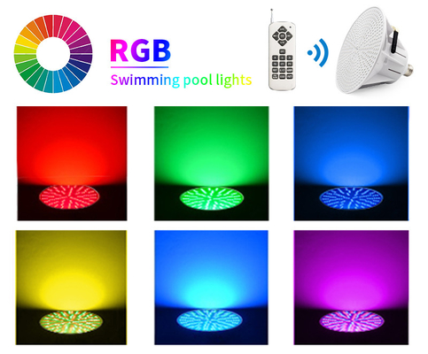 Colore della lampadina dello stagno di SMD2835 E26 E27 LED che cambia 35W per subacqueo