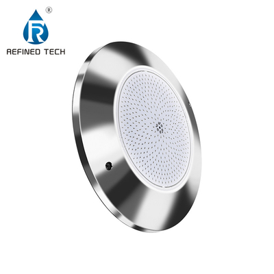 Luce della piscina di AISI 316LSS RGB LED, luce di superficie dello stagno del supporto riempita colla